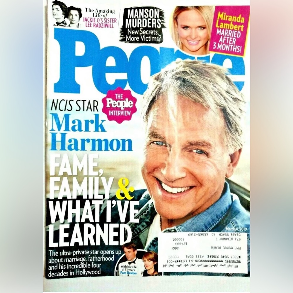 People Magaazine -Mark Harmon - Fame, Family and What I've Learned